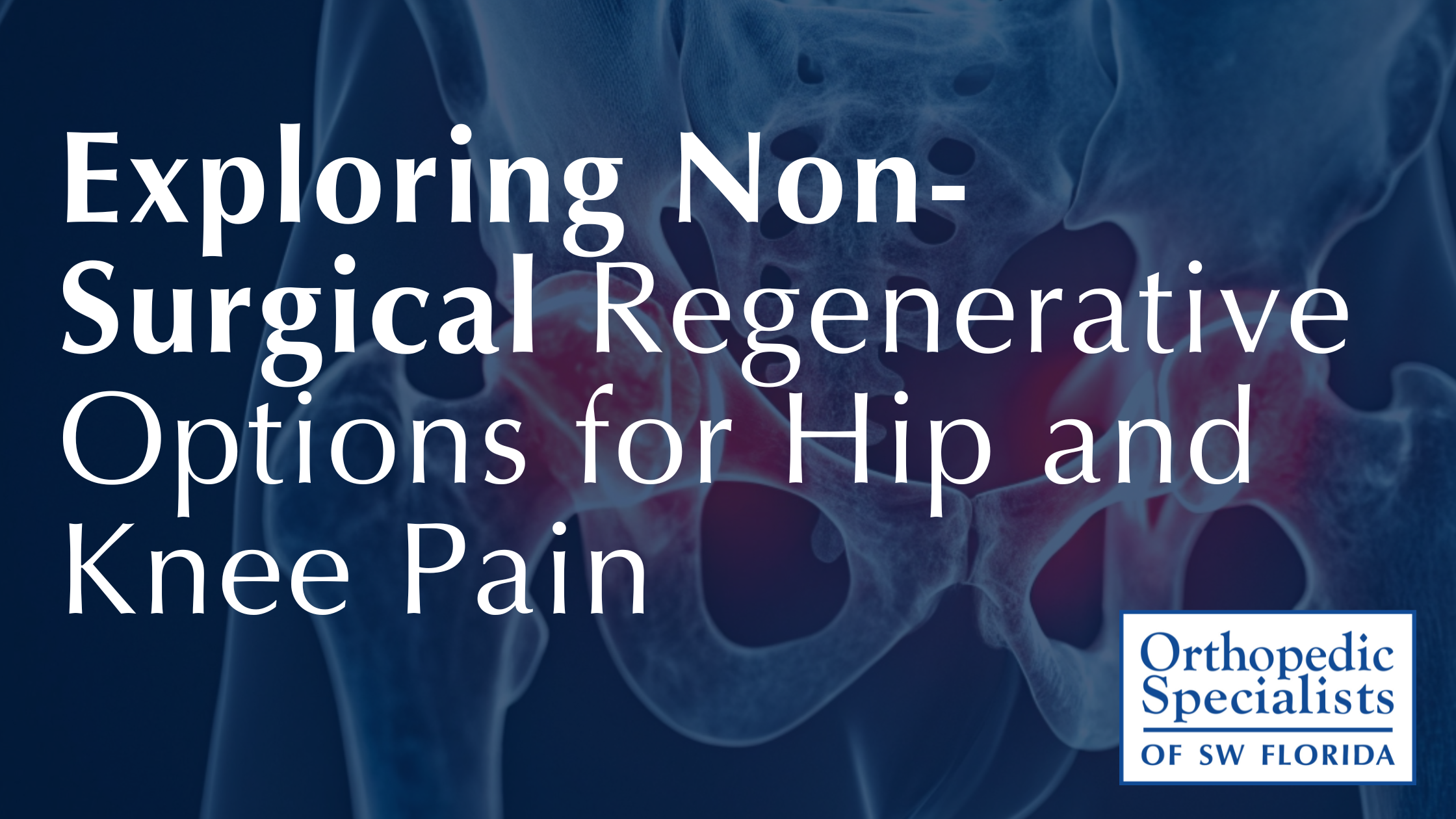 Non surgical regenerative options Fort Myers florida